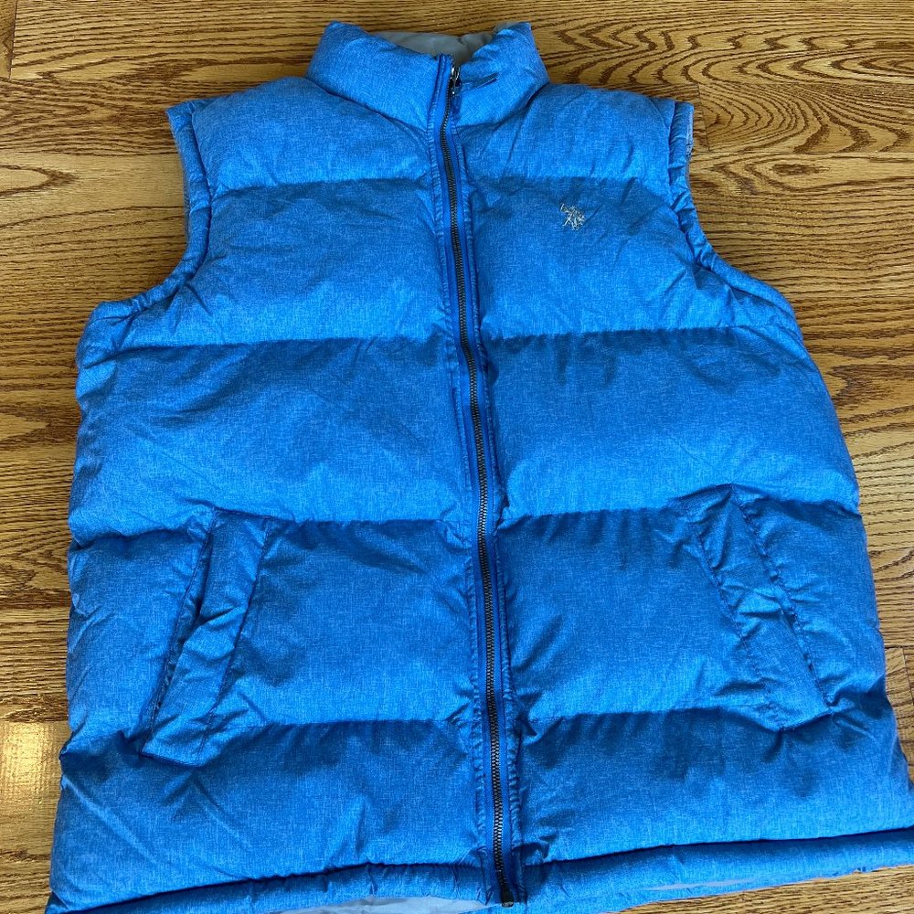 U.S. Polo Assn. Puffer Vest Light Blue Size M Insulated Great Condition